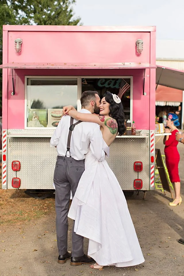 Robe de mariée haute et basse rustique Country Sweetheart