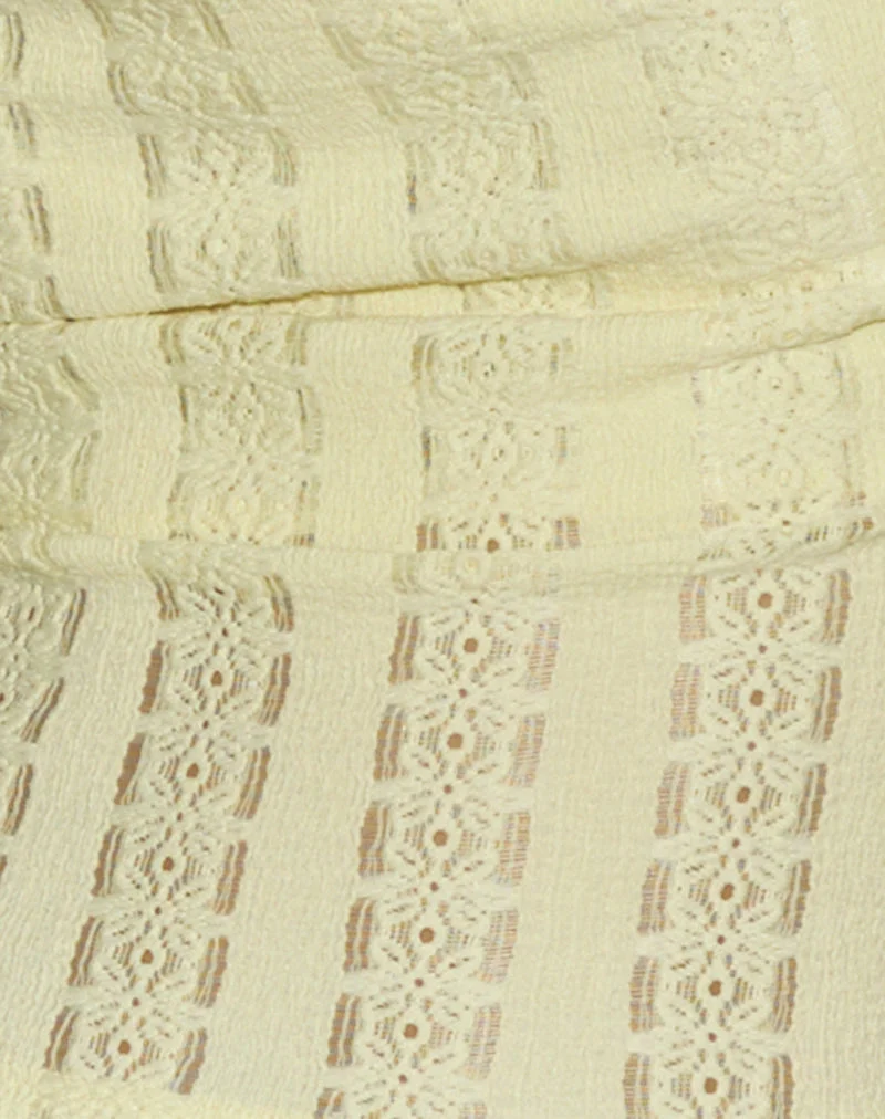 Chupa Top in Broderie Flower Lace Lemon