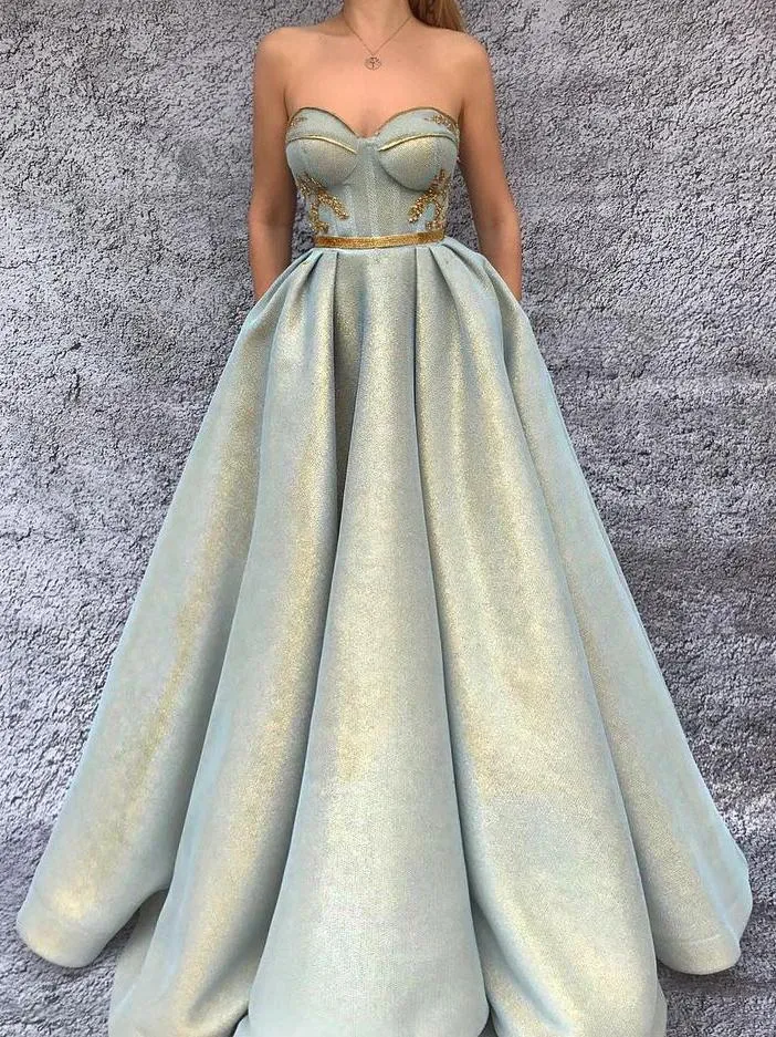 Robe de bal longue sans bretelles, soutien-gorge, buste, robe de bal, robe d'occasion formelle