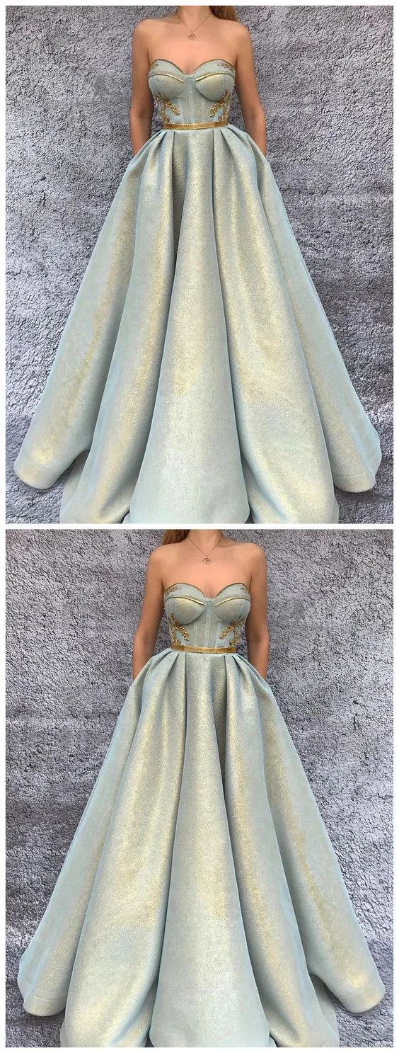 Robe de bal longue sans bretelles, soutien-gorge, buste, robe de bal, robe d'occasion formelle