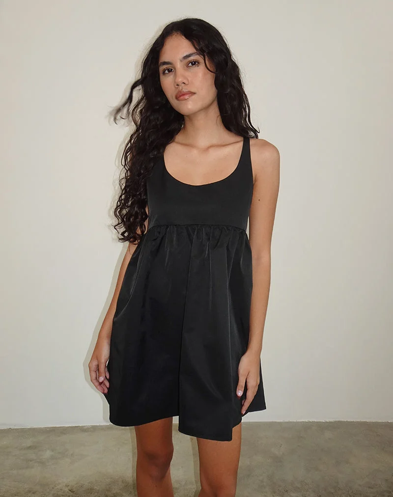 Mini robe Marona en noir