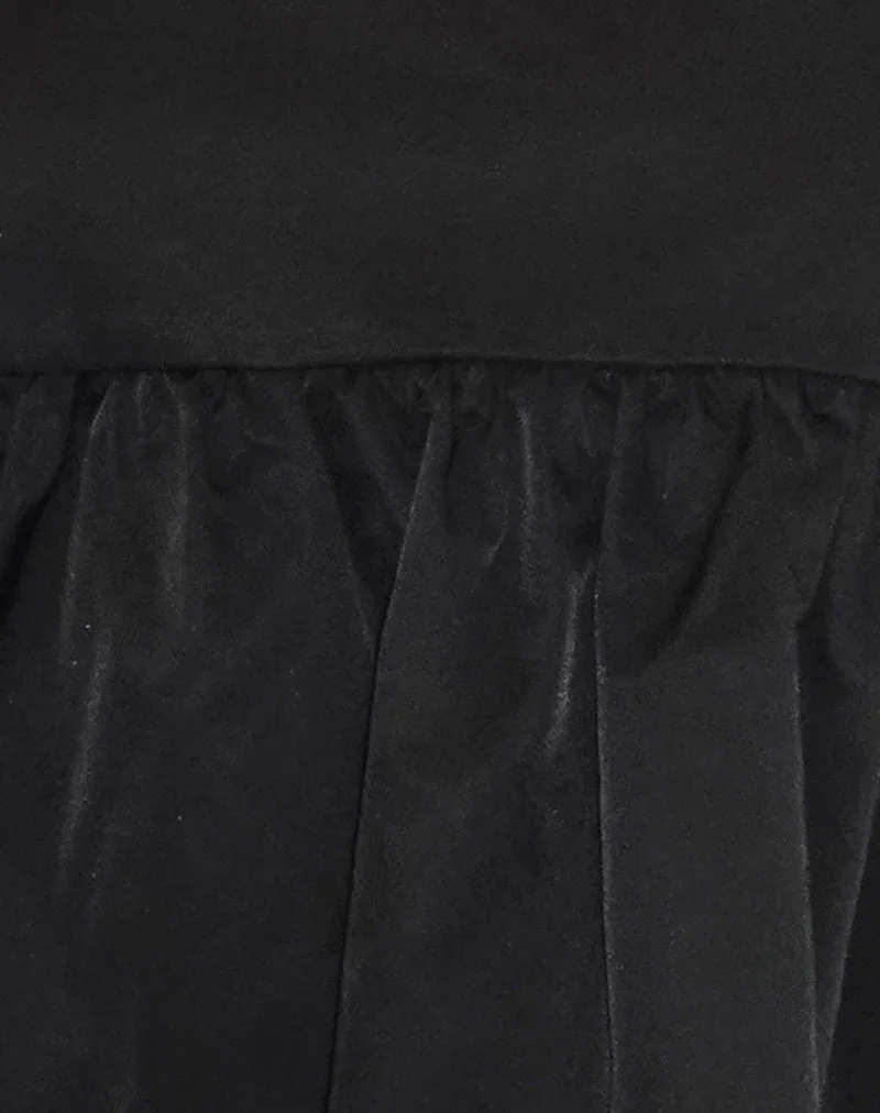Mini robe Marona en noir