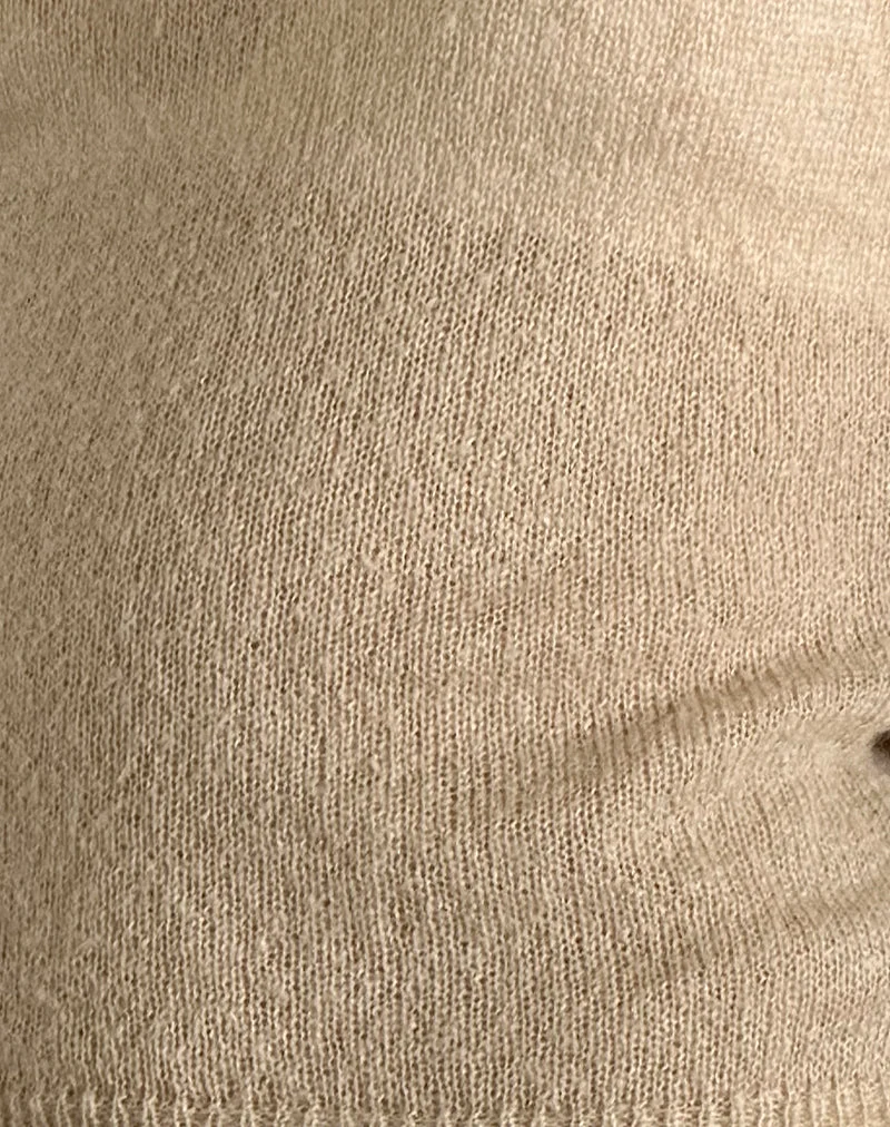 Débardeur Salisha en maille transparente naturelle