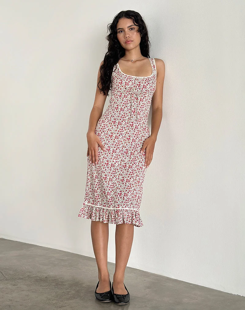 Robe midi Bila en Pretty Ditsy