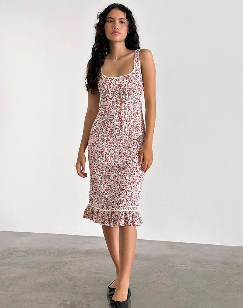 Robe midi Bila en Pretty Ditsy
