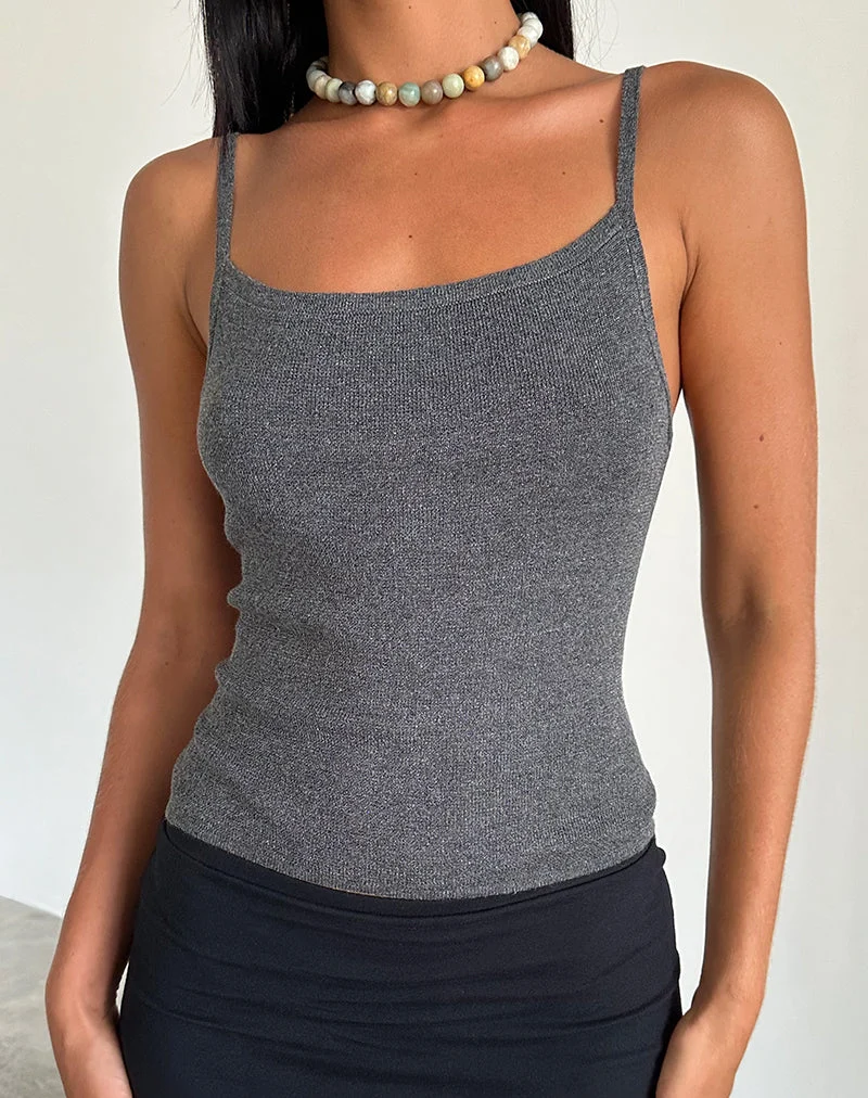 Gilet Riona en gris foncé