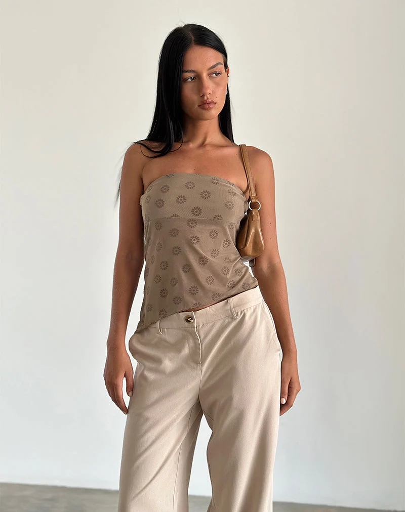 Top Bistara en Daisy Flock Light Brown