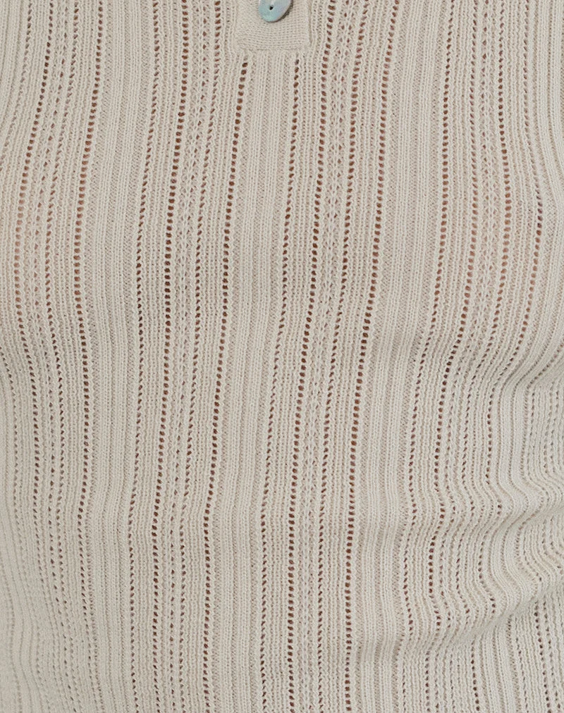 Top Lynetta en crème
