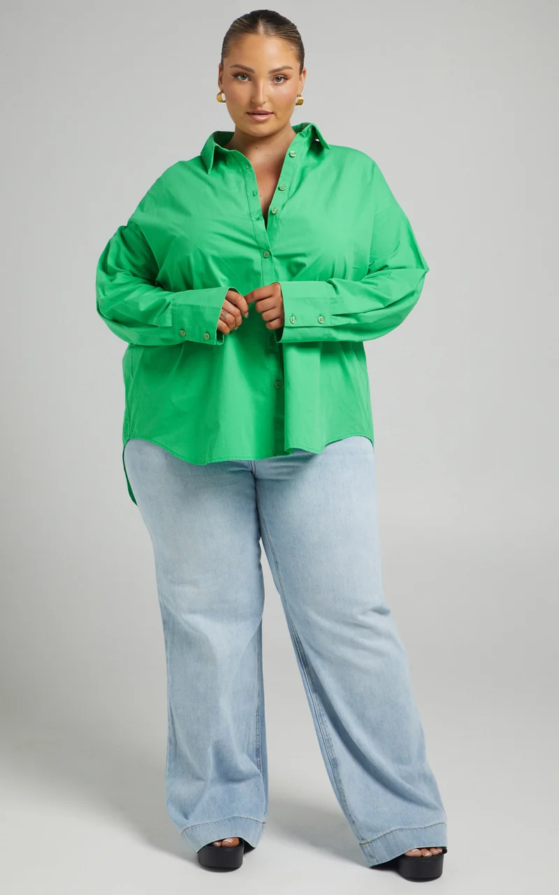 Terah Shirt - Button Up Shirt in Green