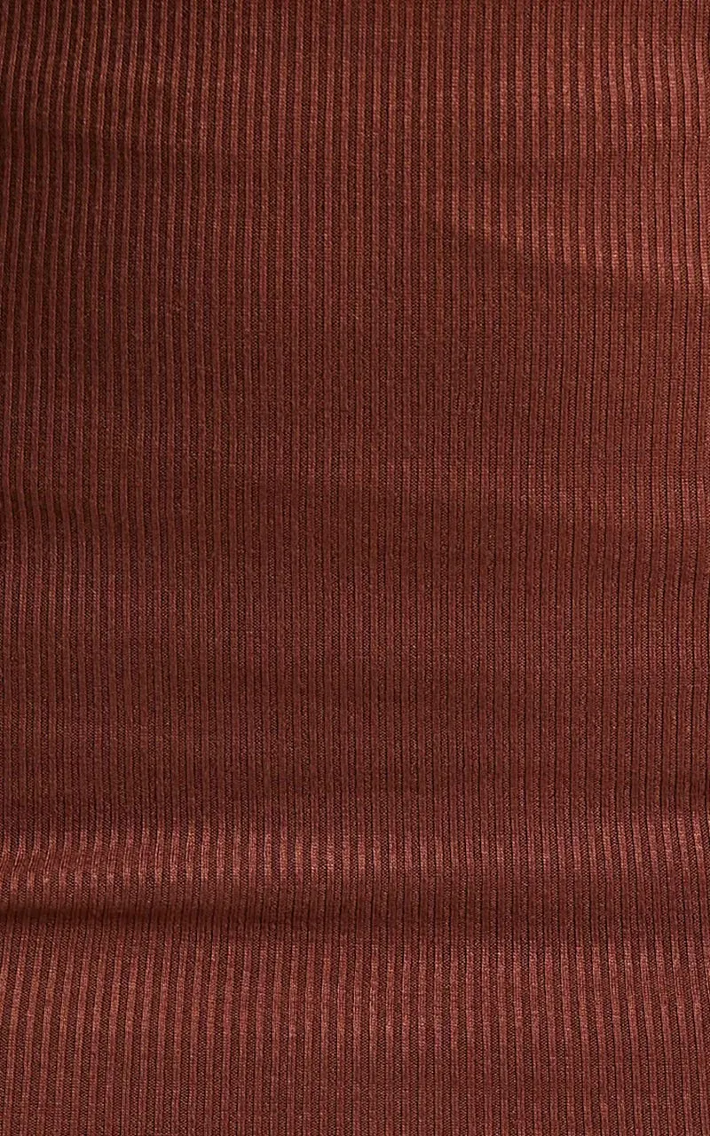 Brittah Mini Dress - Long Sleeve Dress in Chocolate