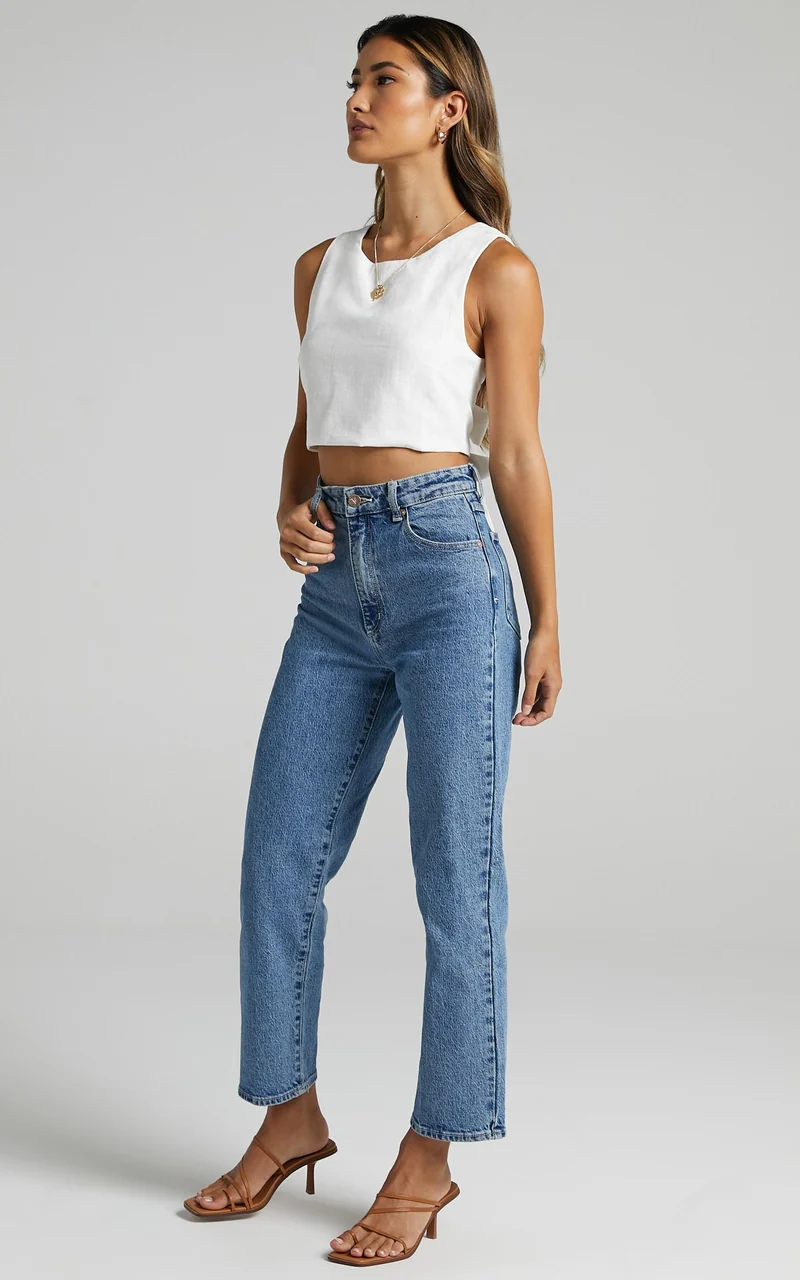 Loxley Top - Tie Up Top in White