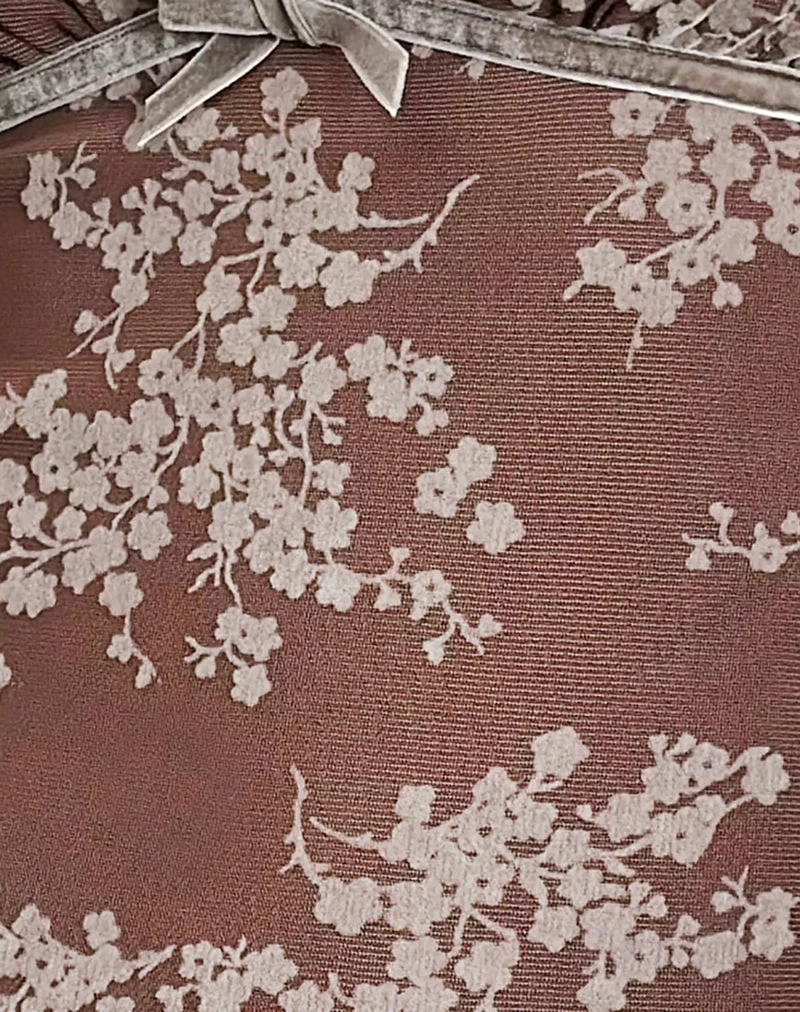 Mini robe Evilia en fleurs Blooming Vines Brown