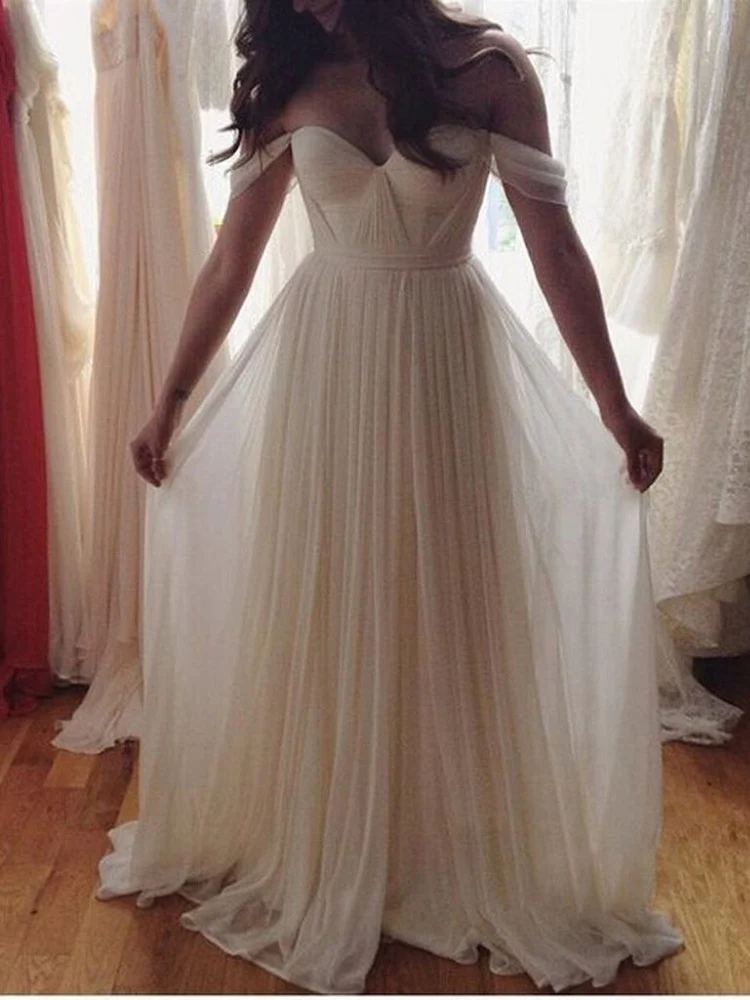 Robe de mariée fluide en tulle Robe de mariée romantique Boho