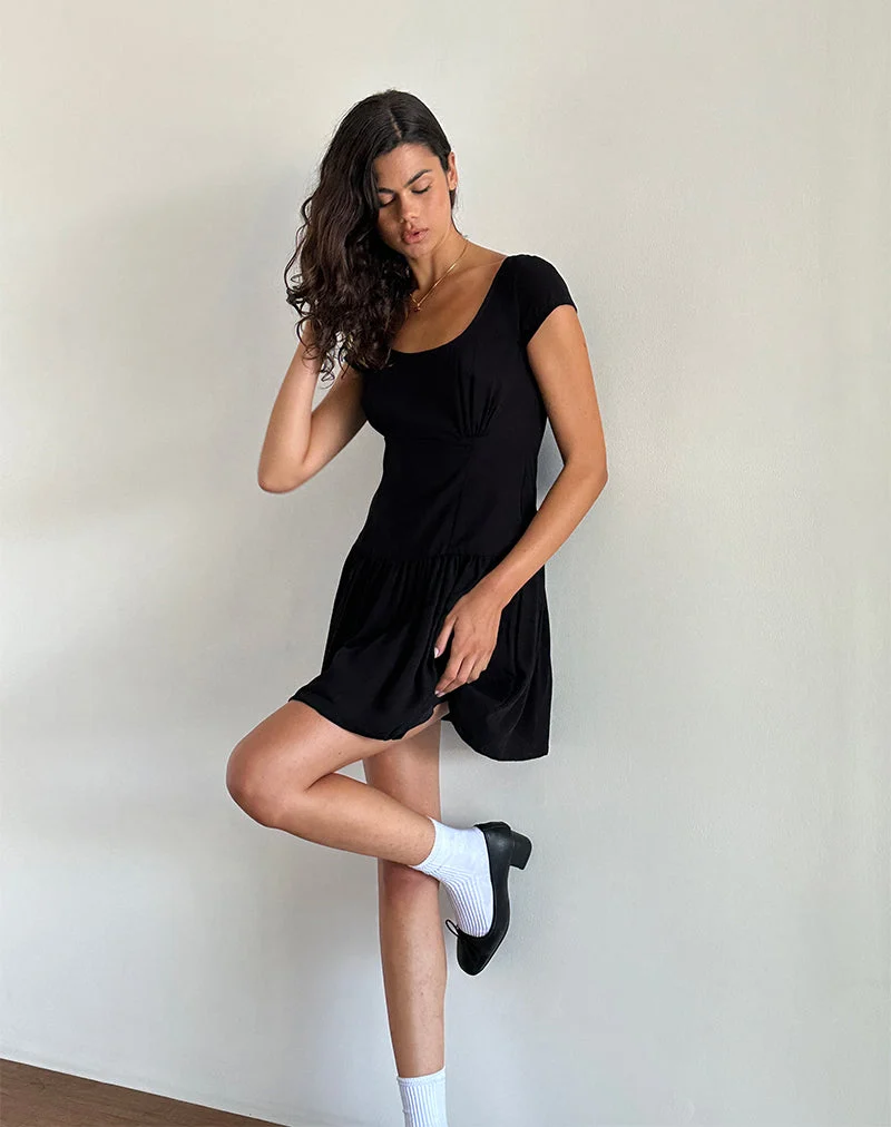 Ohayo Mini robe en noir