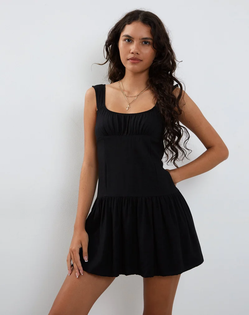 Mini robe Nihao en noir
