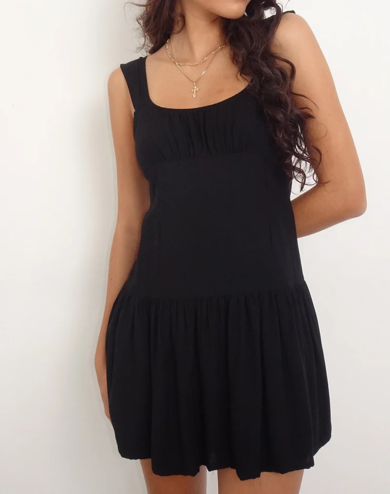 Mini robe Nihao en noir