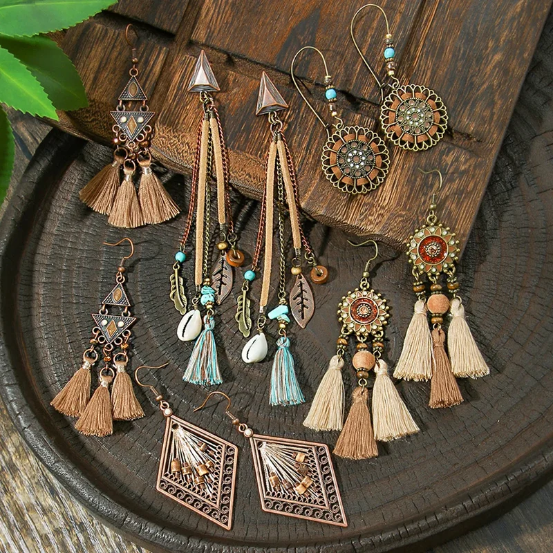 Boucles d'Oreilles avec Pompoms