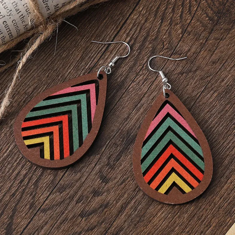 Boucles d'Oreille Bambou Tendance