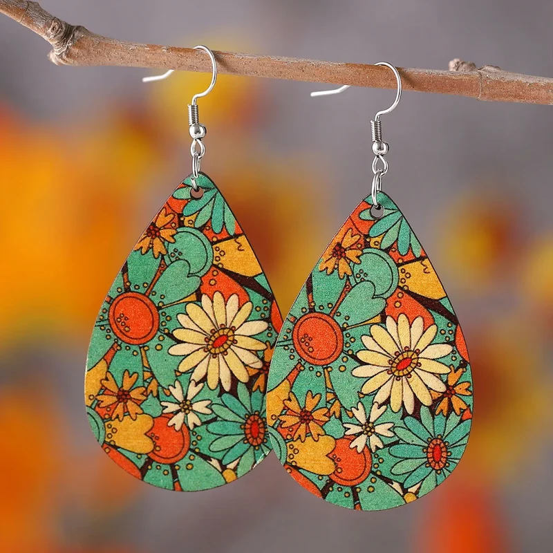 Boucles d'Oreille Bambou Tendance