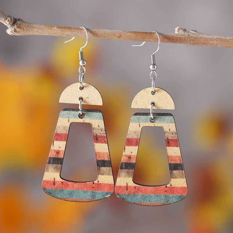 Boucles d'Oreille Bambou Tendance