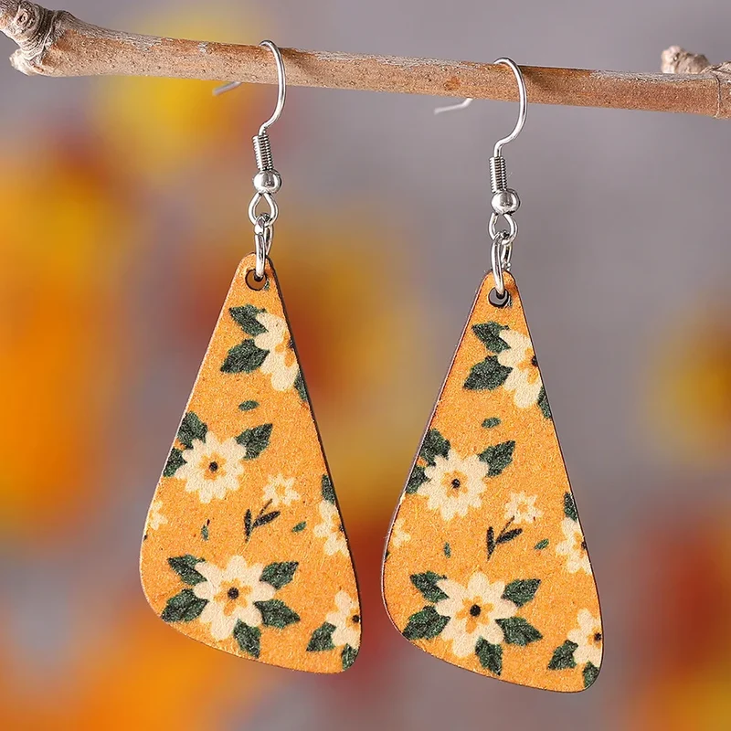 Boucles d'Oreille Bambou Tendance