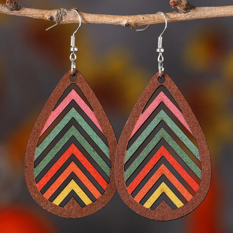 Boucles d'Oreille Bambou Tendance