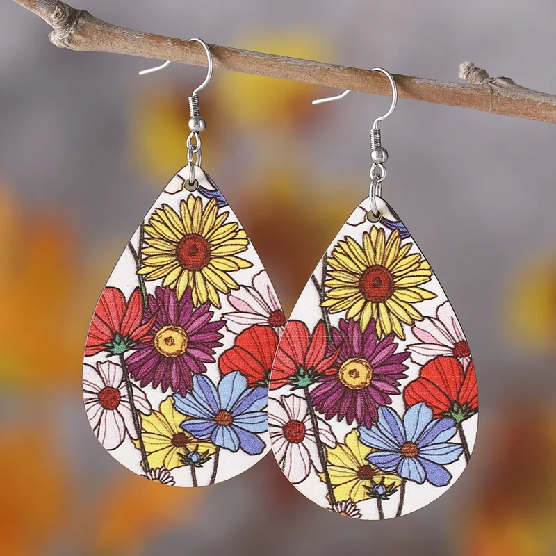 Boucles d'Oreille Bambou Tendance