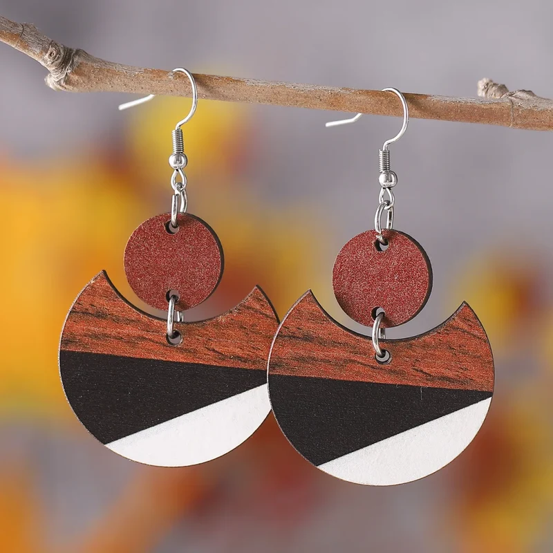 Boucles d'Oreille Bambou Tendance