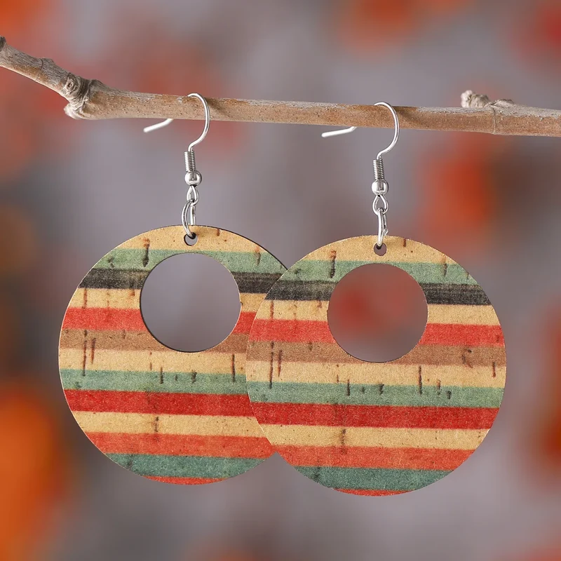 Boucles d'Oreille Bambou Tendance