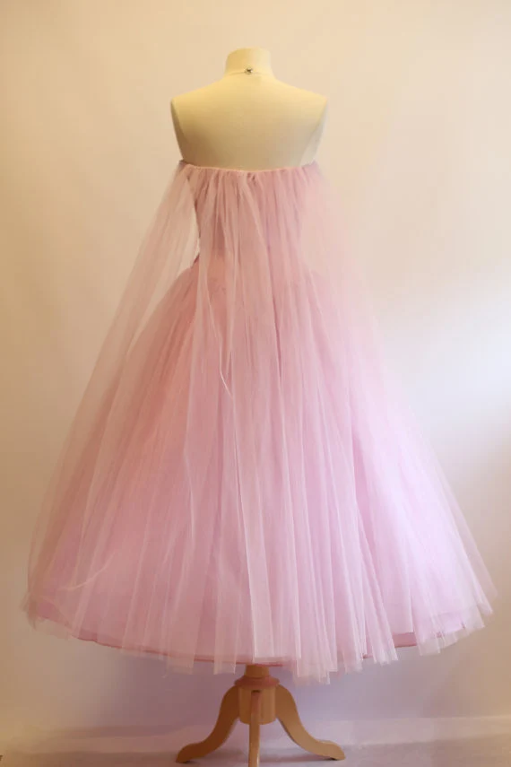 Robe de soirée vintage des années 1950 Robe de soirée rose