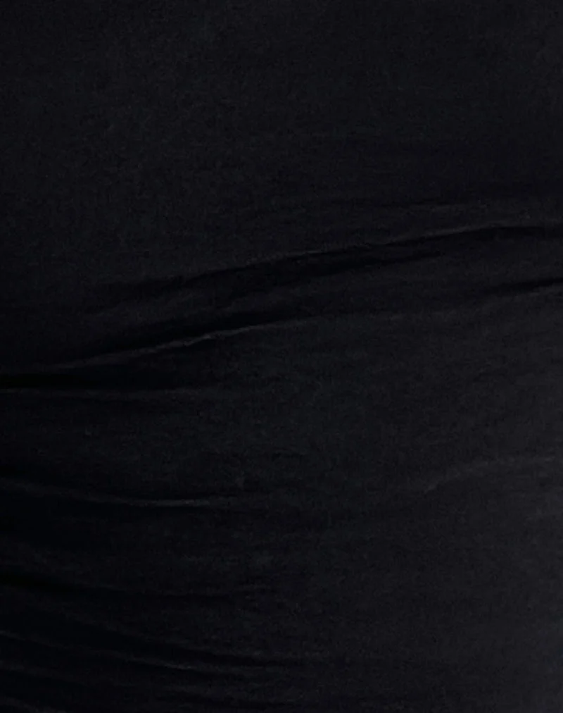 Sipang Tie Back Top in Black