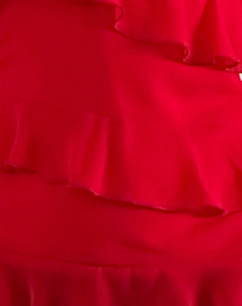 Irani Top in Red