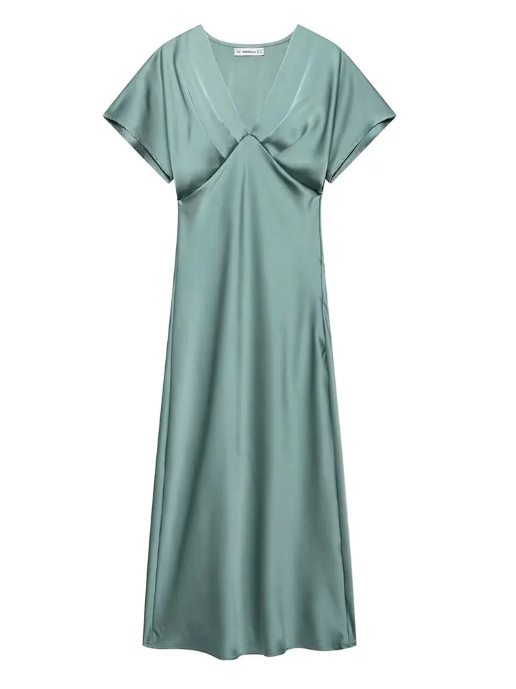 Robe Chic en Tissu Satin
