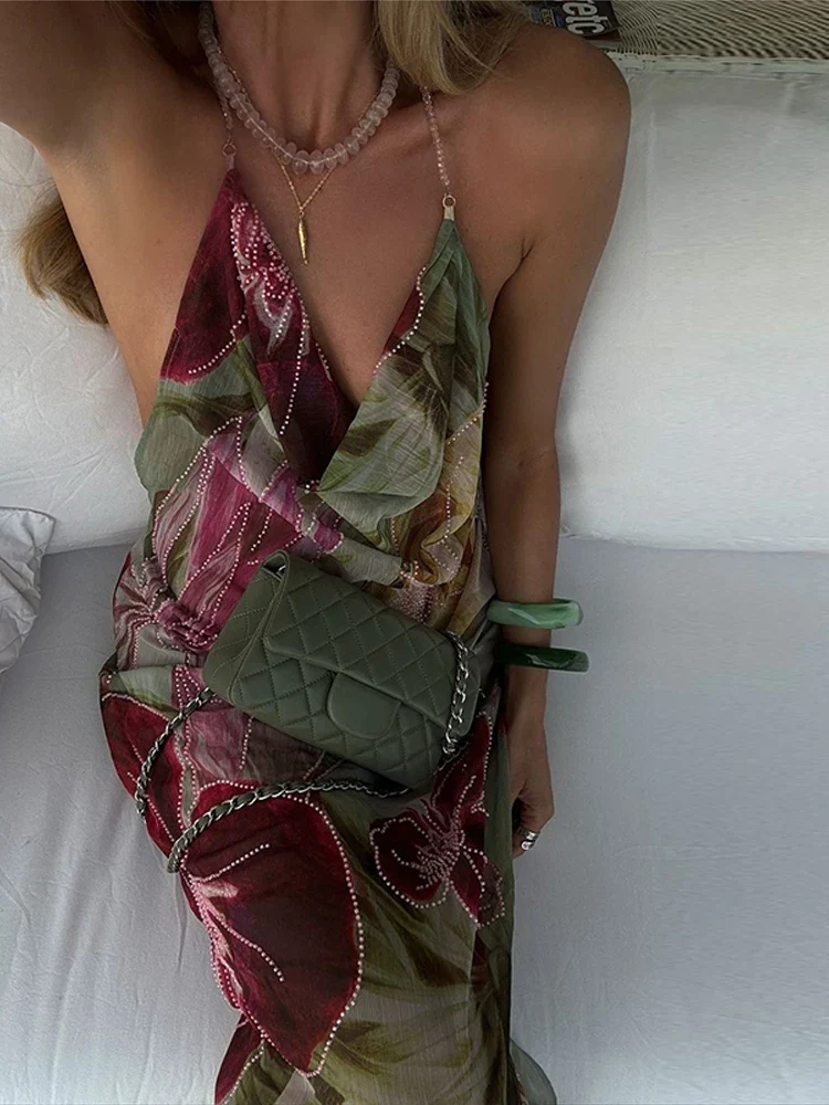 Robe boheme imprimée