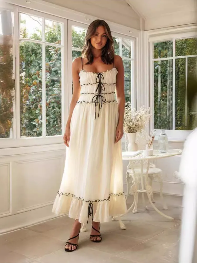 Robe mousseline a volants