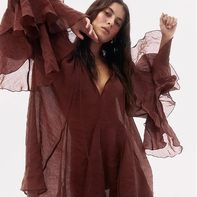 Robe Pourpre Chic