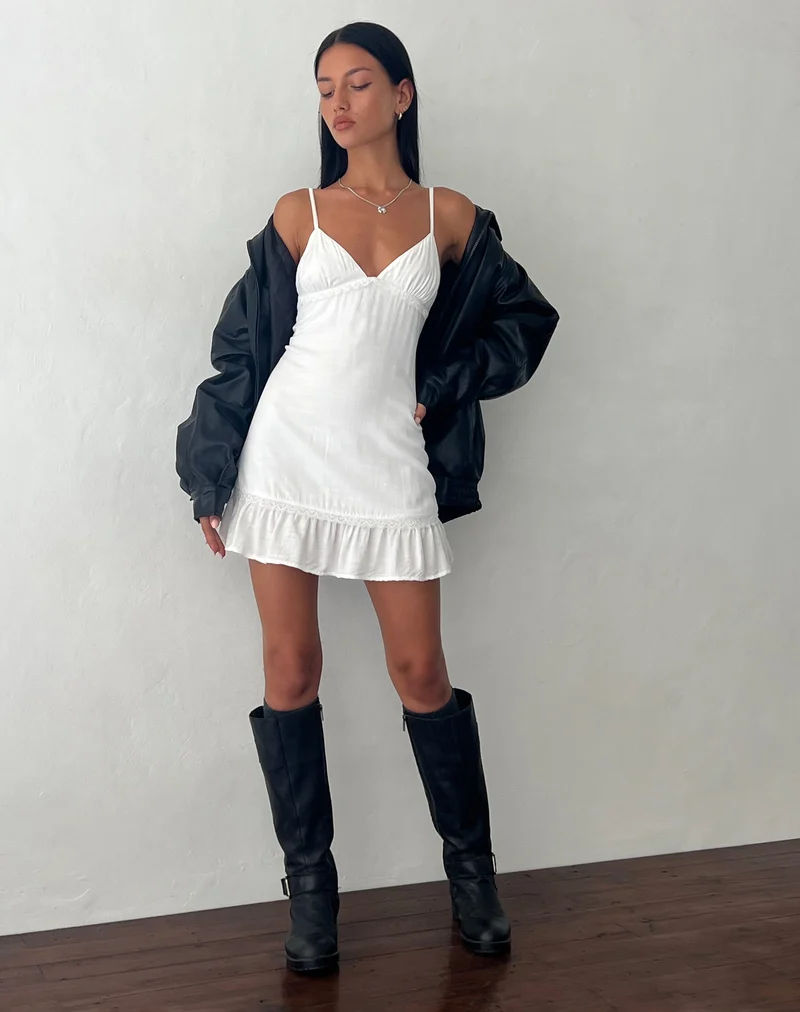 Mini-robe Tavita blanche