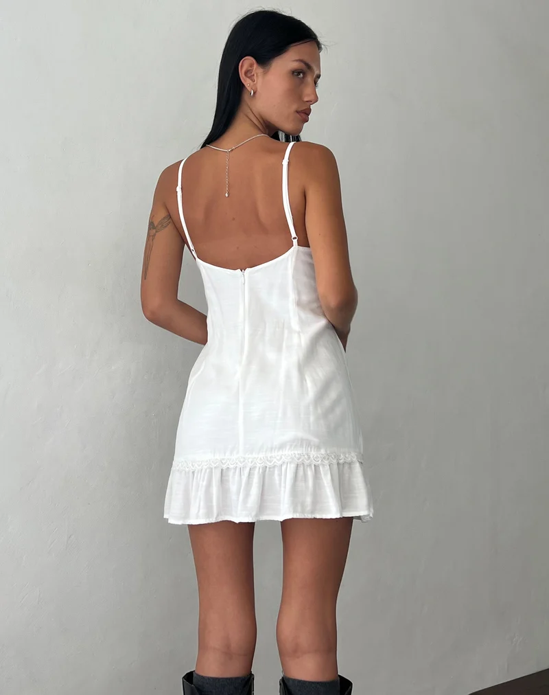 Mini-robe Tavita blanche