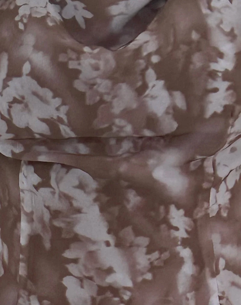 Mini robe Valencia en Botanical Shadow Brown