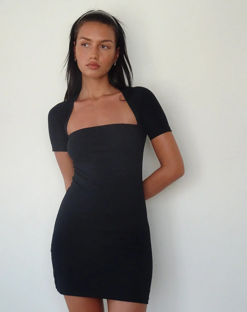 Mini robe Drequa en noir