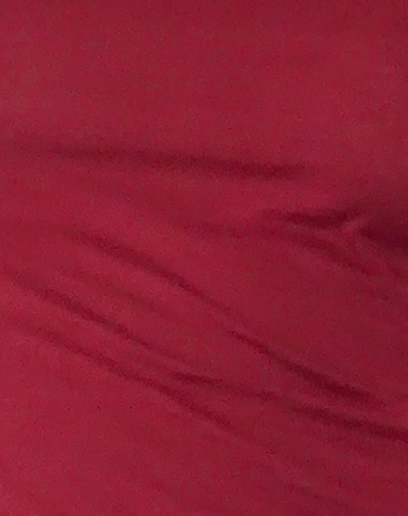 Charya - Top asymétrique - Rouge adrénaline