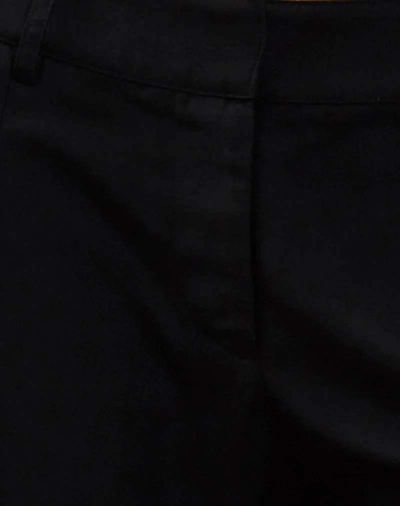 Salisu Wide Leg Trouser in Tailoring Black (pantalon à jambes larges)