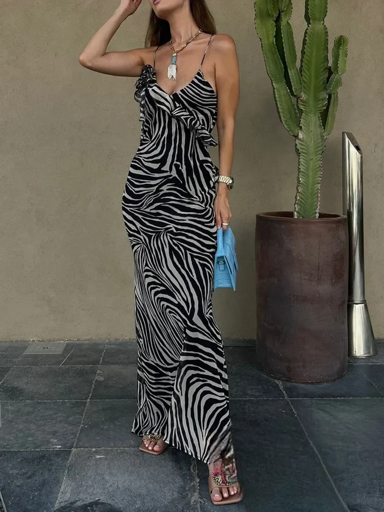 Longue robe satin