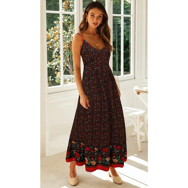 Robe a fleurs imprimée