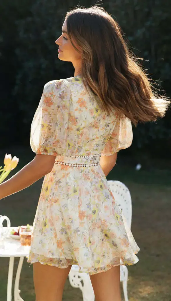 Robe boho courte