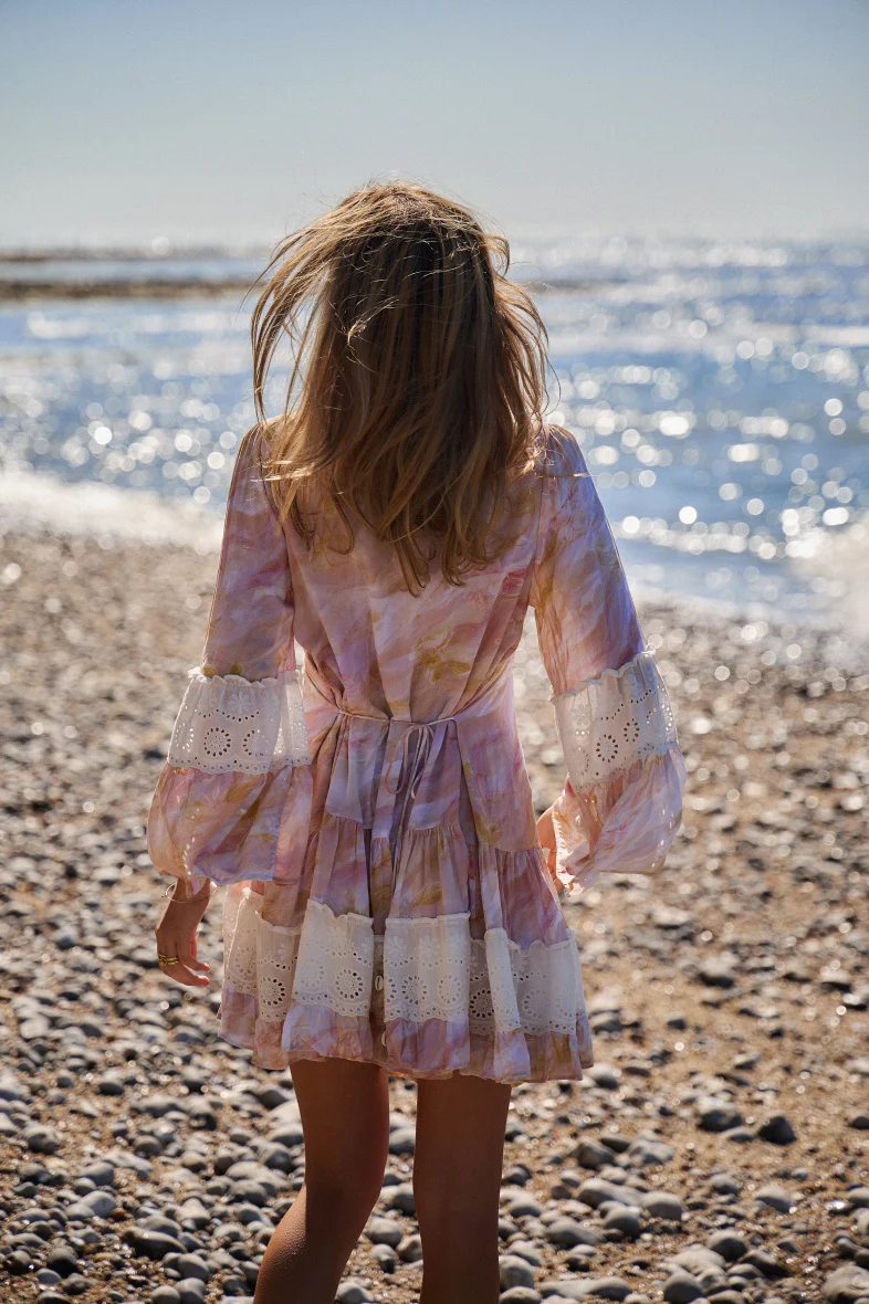 Robe Boho Manches longues Femme