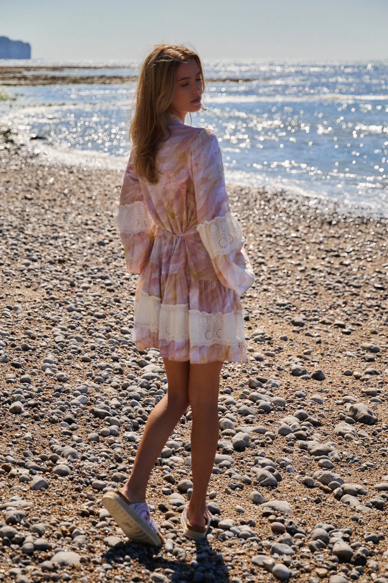 Robe Boho Manches longues Femme