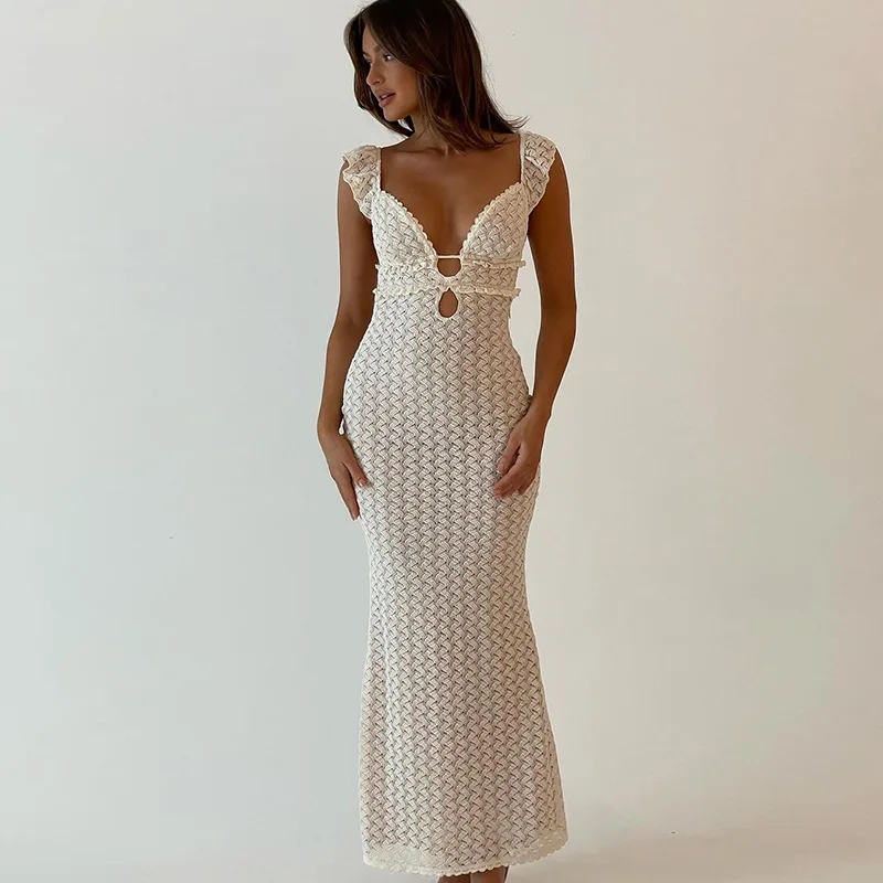 Robe Chic Broderie Femme