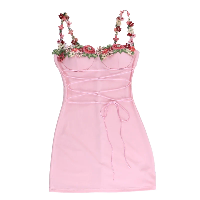 Robe Mini Rose Vintage