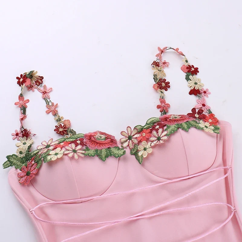 Robe Mini Rose Vintage